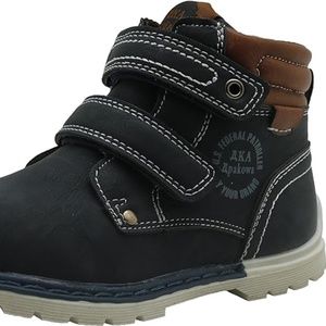 Apakowa Toddler Boys Water Resistant Ankle Work Boots (Toddler/Little Kid) US 9